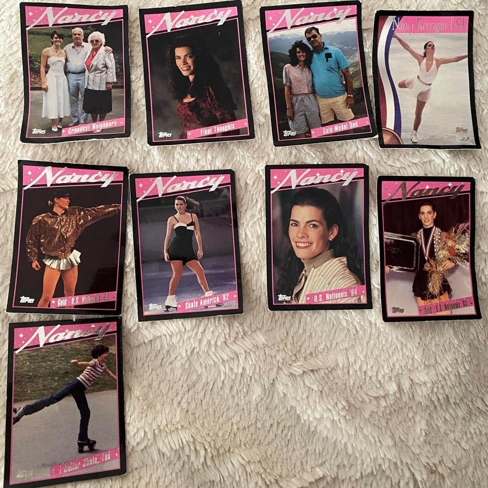 Nancy Kerrigan Trading Cards Set vintage